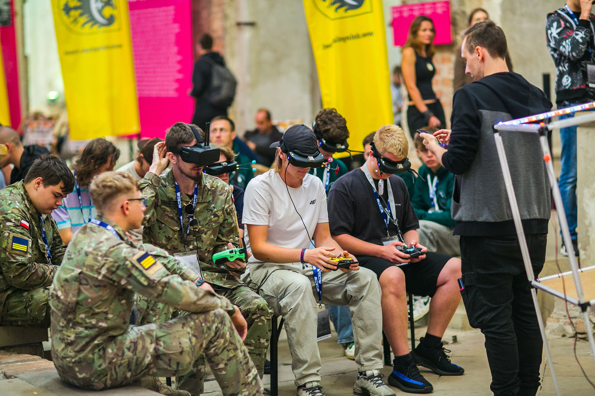 Game of Drones w Klasztorze Cystersów w Lubiążu – unikalne ujęcia i dokumentacja wydarzenia.